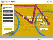 Tablet Screenshot of bigwheelbikes.com